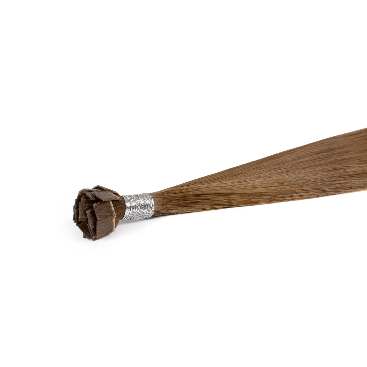 Extensions de Cheveux Kératine – Chestnut Brown (#6) – 25 Mèches