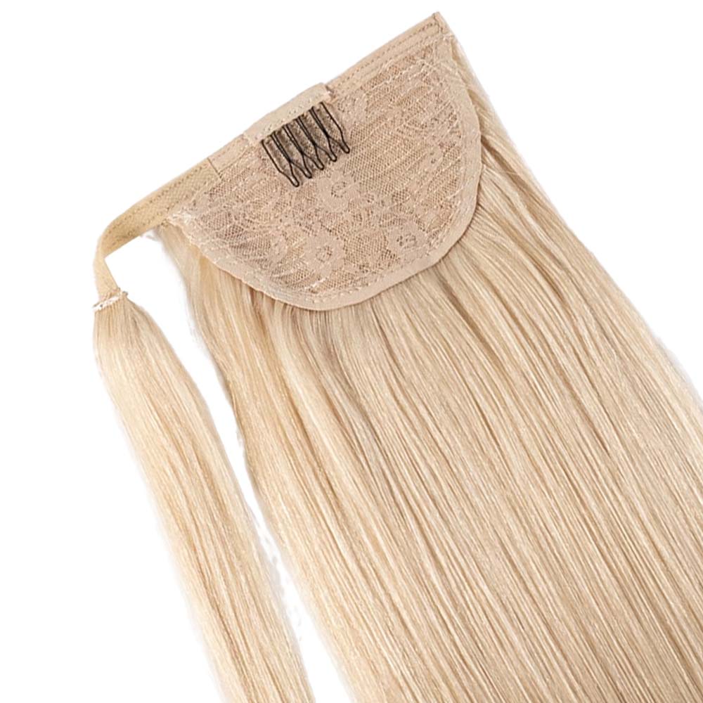 Ponytail Cheveux Naturels – Light Blonde (#613) – 120g