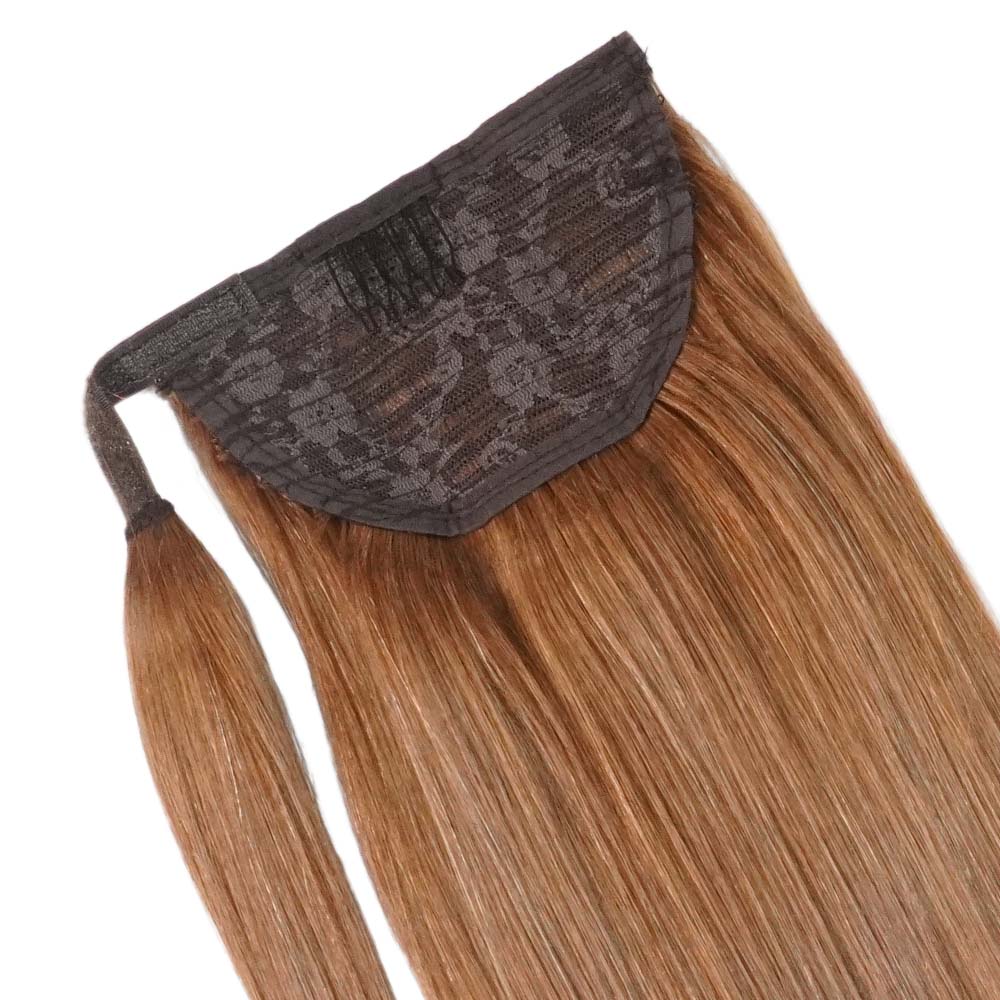 Ponytail Cheveux Naturels – Chestnut Brown (#6) – 120g