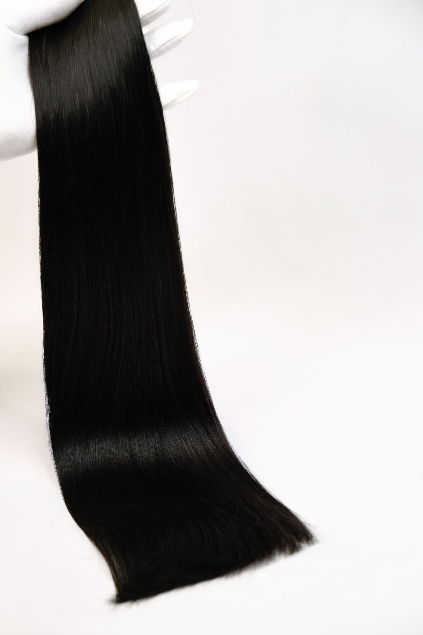 Genius Weft Cheveux Naturels – Jet Black (#1)