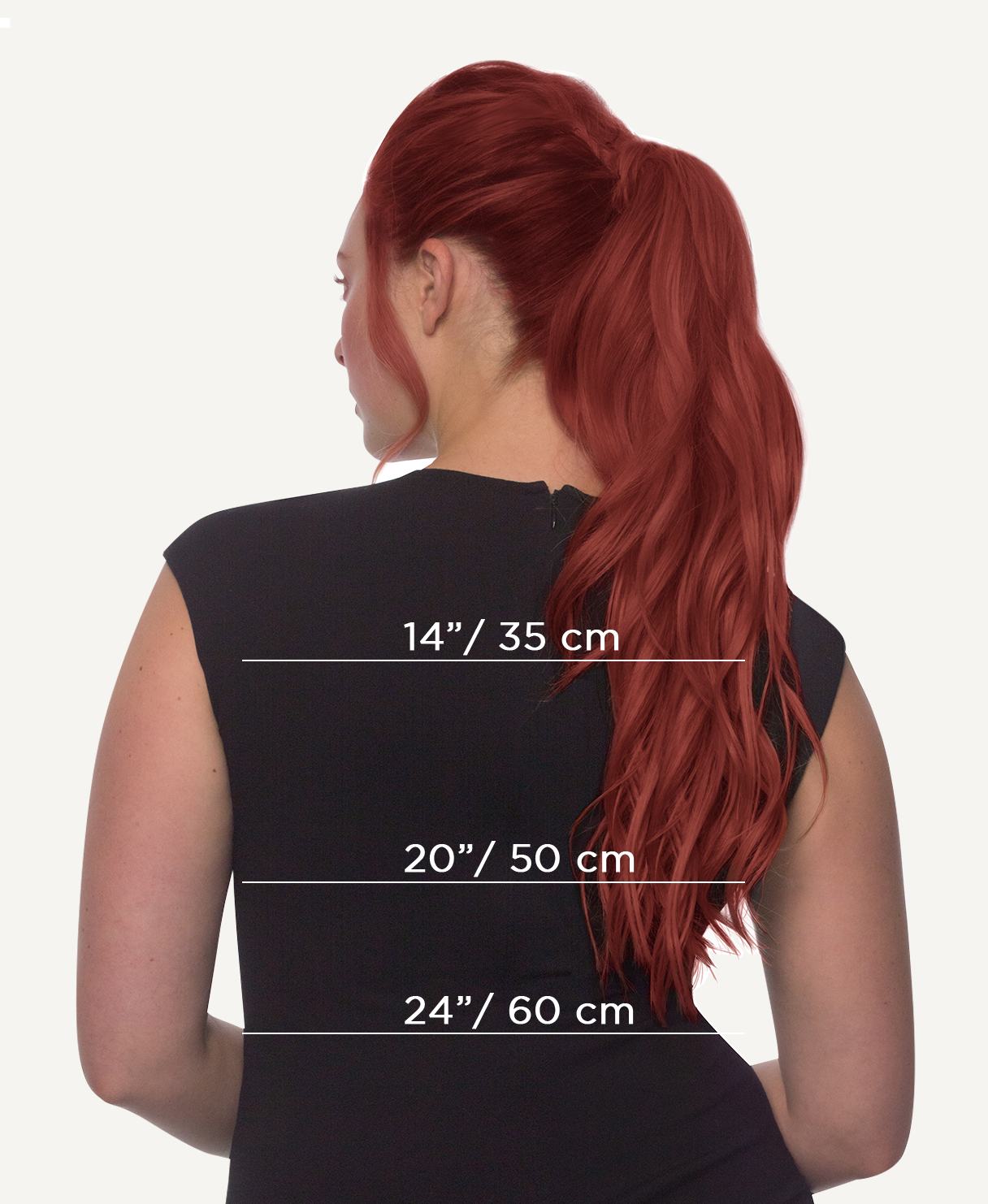 Ponytail Cheveux Naturels – Copper (#350) – 120g