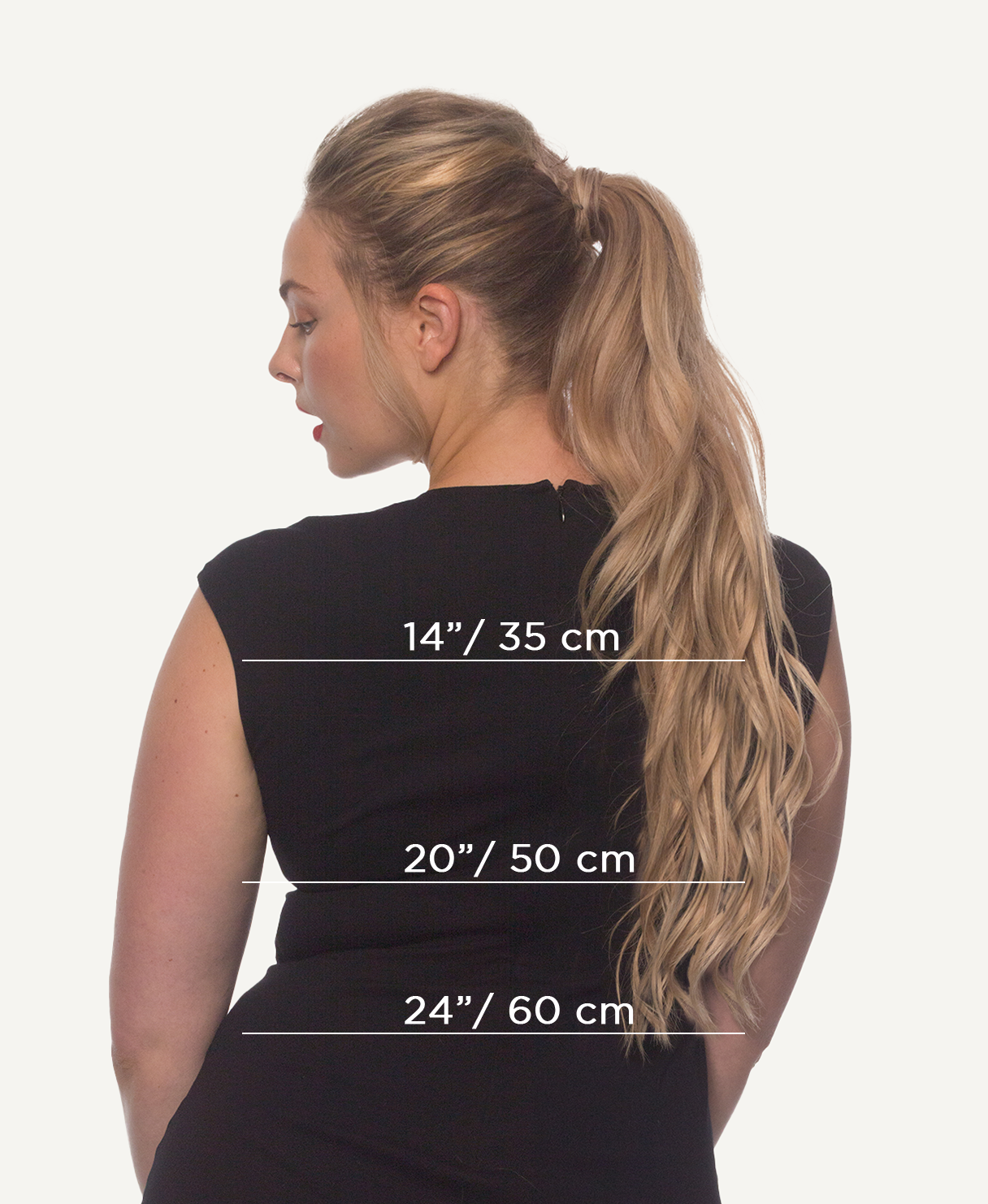 Ponytail Cheveux Naturels – Medium Blonde (#14) – 120g
