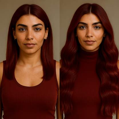 Extensions à Clips - #99J Cherry Red