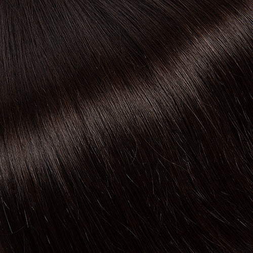 Extensions Adhésives Cheveux Naturels – Chocolate Brown (#2A) – 20 Bandes