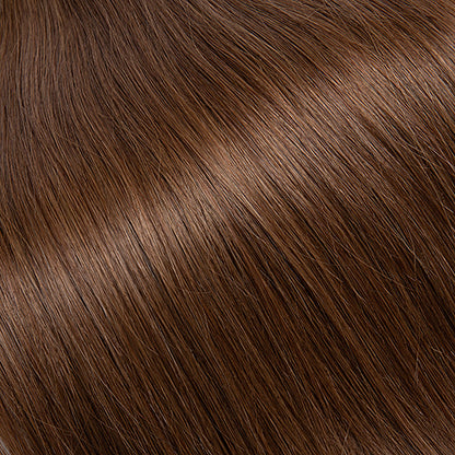 Extensions Adhésives Cheveux Naturels – Medium Brown (#4) – 20 Bandes