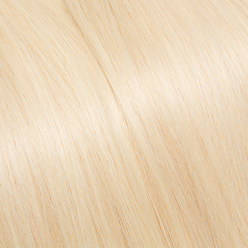 Extensions Adhésives Cheveux Naturels – Platinum Blonde (#60) – 20 Bandes