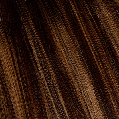 Extensions Adhésives Espresso Châtain - Gleam Extensions Cheveux Naturels