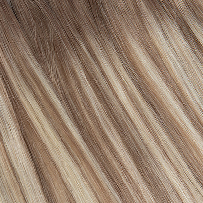 Extensions à clips invisibles - Cheveux 100% naturels - Iced Mocha (BH4-Ice)