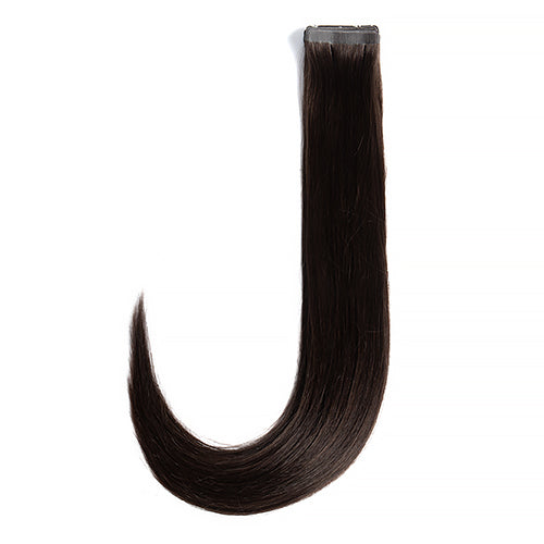 Extensions Adhésives Cheveux Naturels – Jet Black (#1) – 20 Bandes