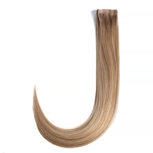 Extensions Adhésives Cheveux Naturels – Caramel Cream (#B4/60) – 20 Bandes