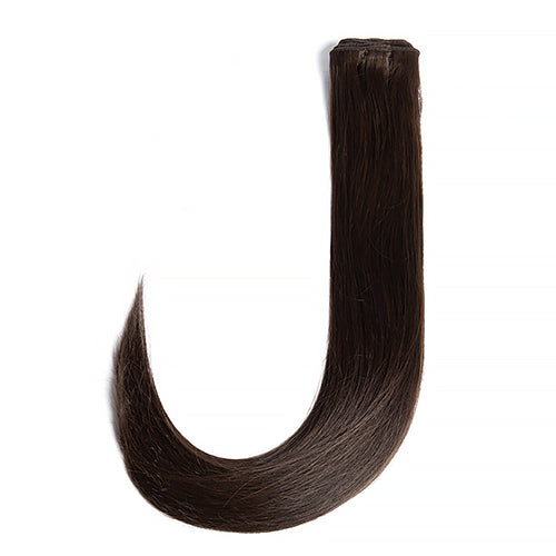 Extensions Adhésives Cheveux Naturels – Chestnut Brown (#6) – 20 Bandes