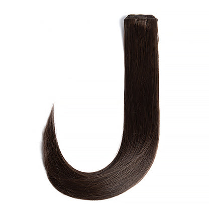 Extensions Adhésives Cheveux Naturels – Chestnut Brown (#6) – 20 Bandes