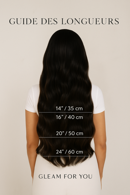 Extensions à Clips Cheveux Naturels – #99J Cherry Red – 5 Bandes | Gleam For You