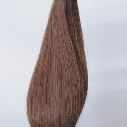 Extensions Adhésives Cheveux Naturels – Medium Brown (#4) – 20 Bandes