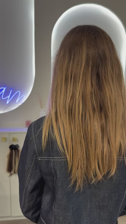 Extensions de Cheveux Kératine – M4/613 – 25 Mèches