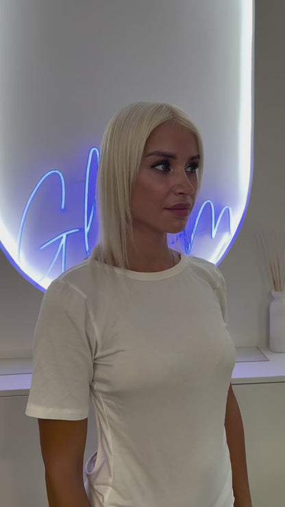 Extensions à clips invisibles 5 bandes - Cheveux 100% naturels - #1001 Platinum Blonde
