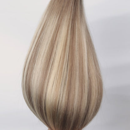 Extensions Adhésives Cheveux Naturels – Iced Mocha (BH4-Ice) - 20 Bandes