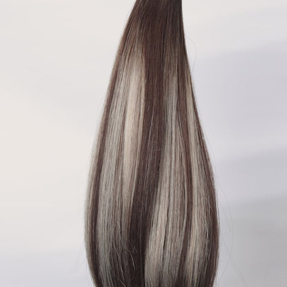 Extensions Adhésives Cheveux Naturels – Espresso Ice (B2/60A) - 20 Bandes